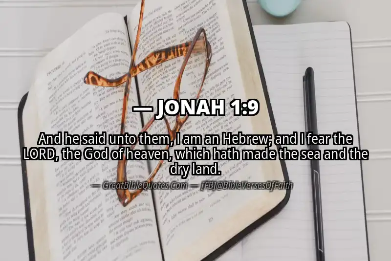 Bible verse: JONAH 1:9 Image