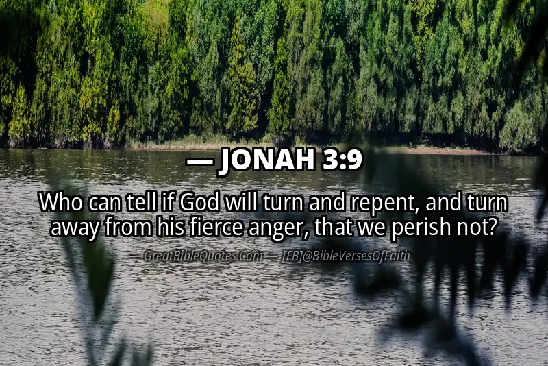 Bible verse: JONAH 3:9 Image
