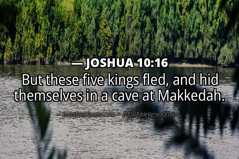 JOSHUA 10:16 Verse