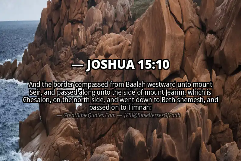 Bible verse: JOSHUA 15:10 Image