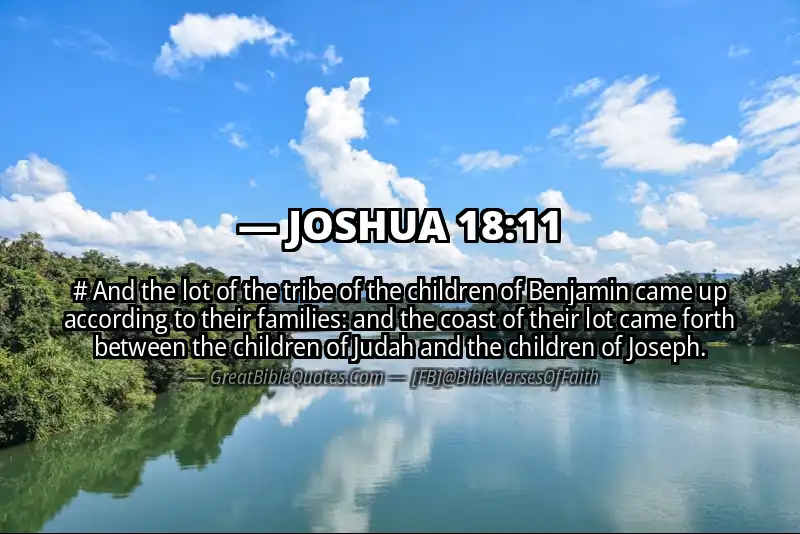 Bible verse: JOSHUA 18:11 Image