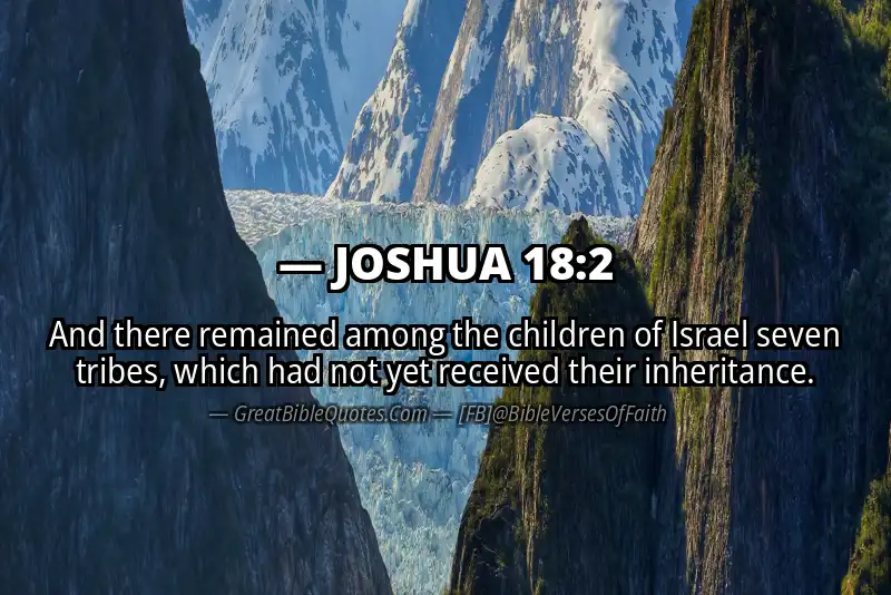 Bible verse: JOSHUA 18:2 Image