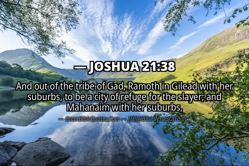 JOSHUA 21:38 Verse