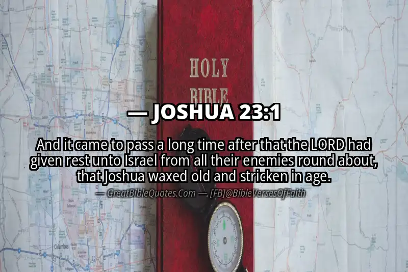 Bible verse: JOSHUA 23:1 Image