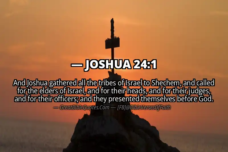 Bible verse: JOSHUA 24:1 Image