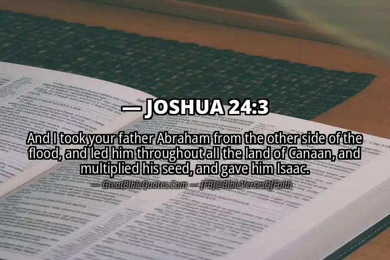 Bible verse: JOSHUA 24:3 Image