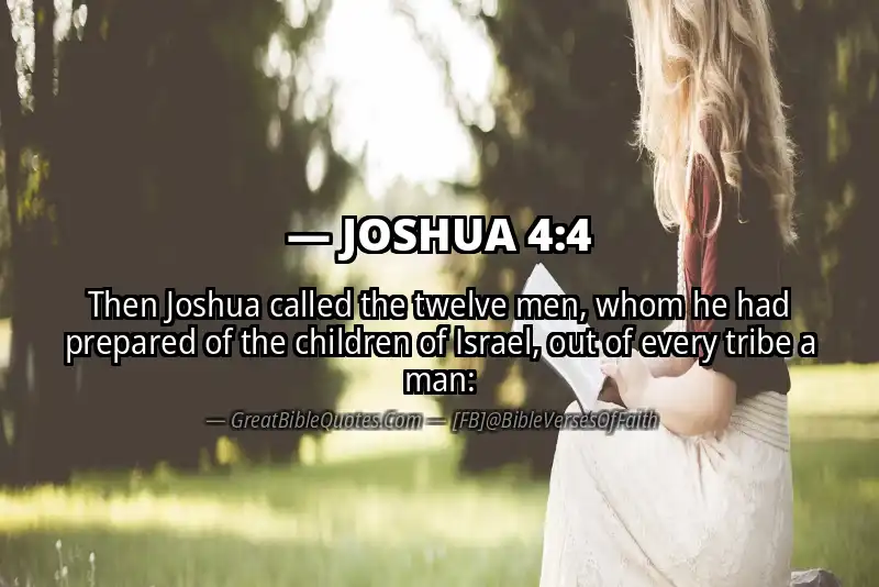Bible verse: JOSHUA 4:4 Image