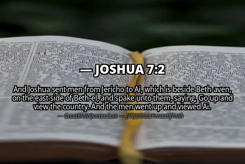 Bible verse: JOSHUA 7:2 Image