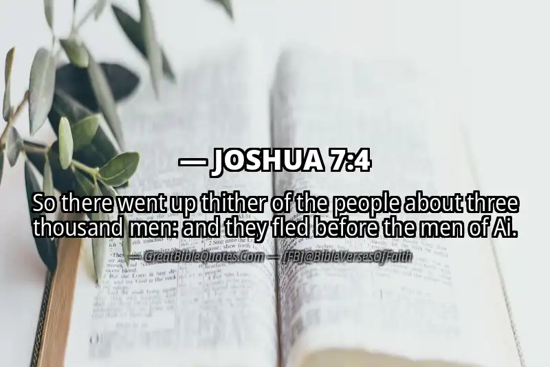 JOSHUA 7:4 Verse