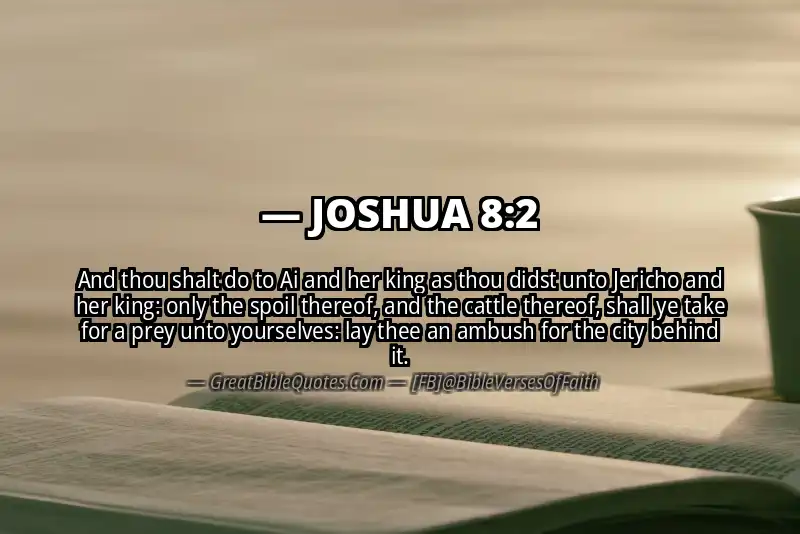 Bible verse: JOSHUA 8:2 Image