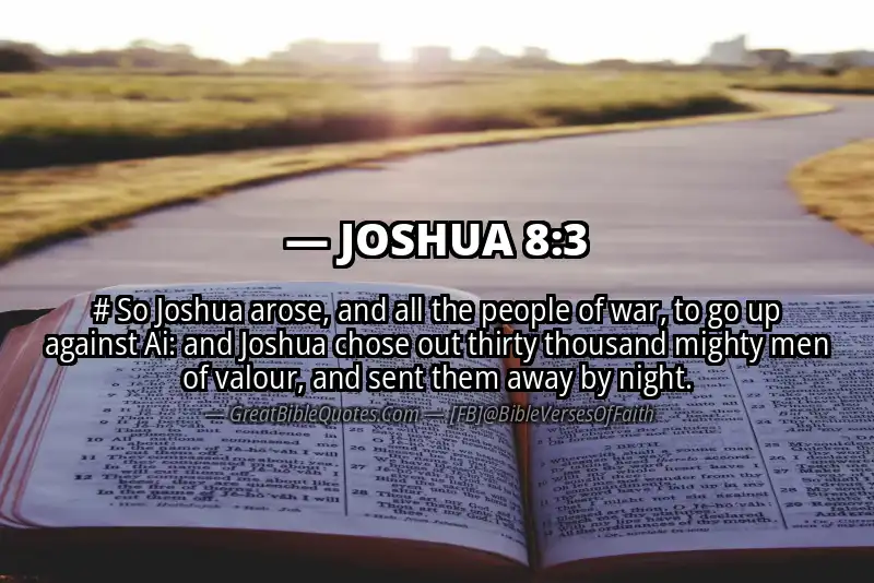 Bible verse: JOSHUA 8:3 Image
