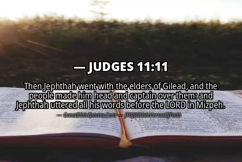 JUDGES 11:11 Verse