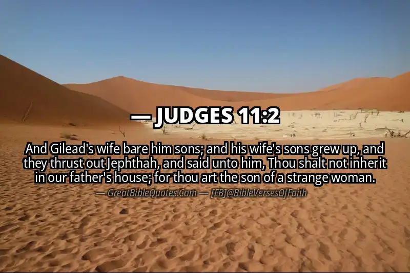 JUDGES 11:2 Verse