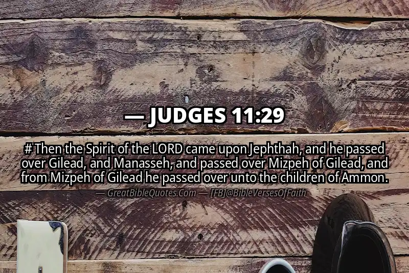 JUDGES 11:29 Verse