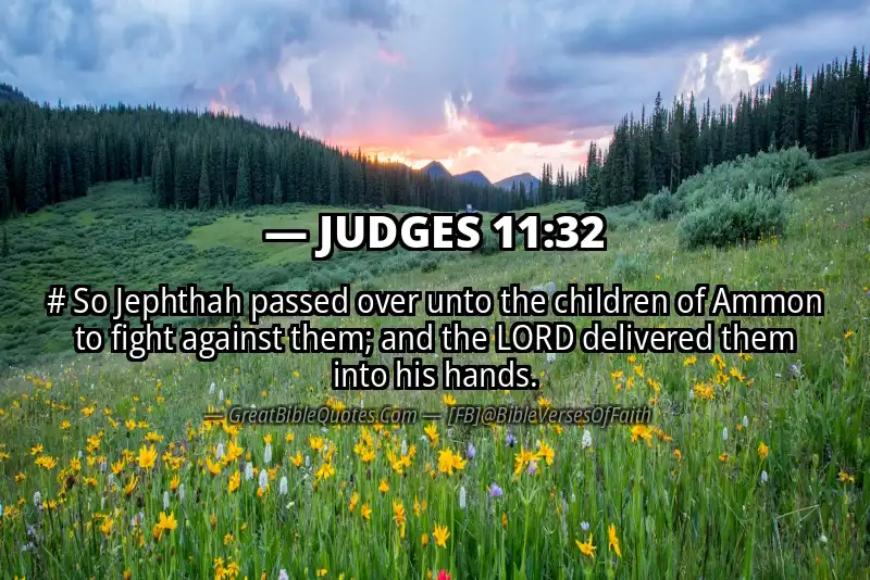 JUDGES 11:32 Verse