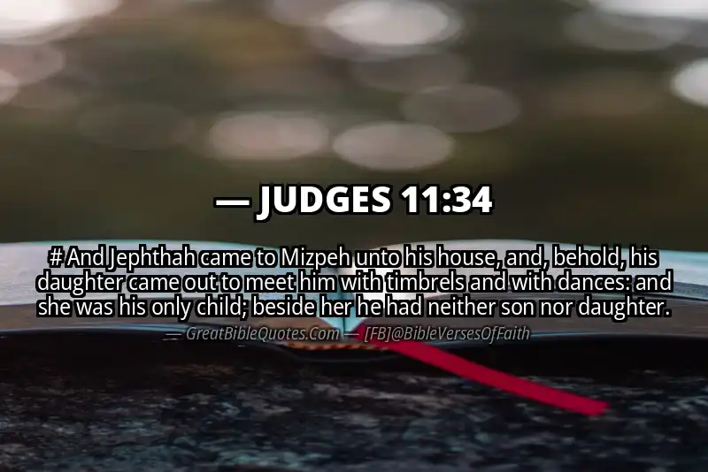 JUDGES 11:34 Verse