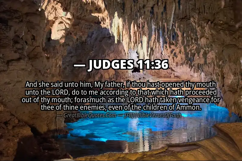 JUDGES 11:36 Verse