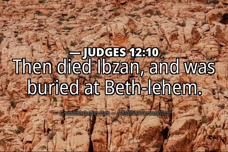 JUDGES 12:10 Verse