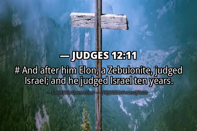 JUDGES 12:11 Verse