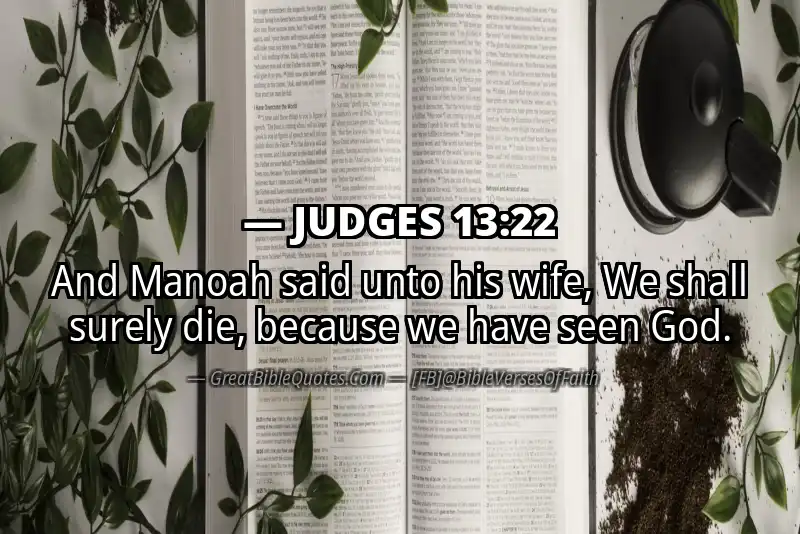 JUDGES 13:22 Verse