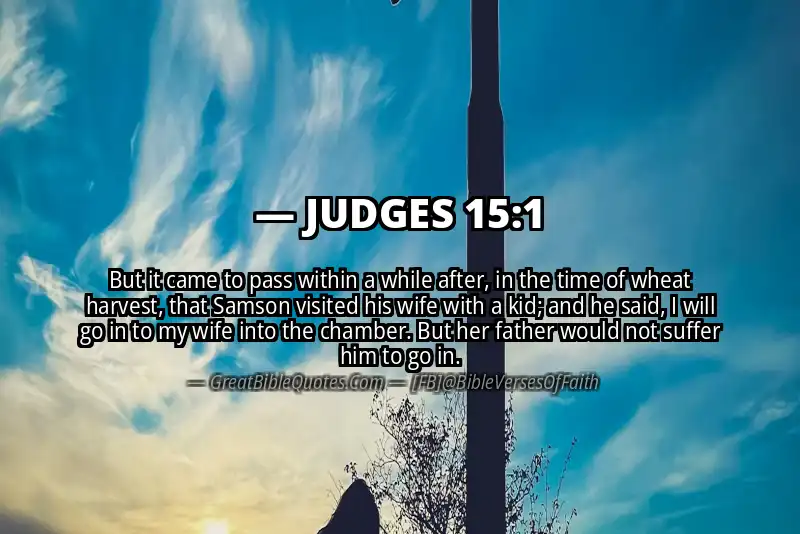 JUDGES 15:1 Verse
