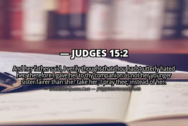 JUDGES 15:2 Verse