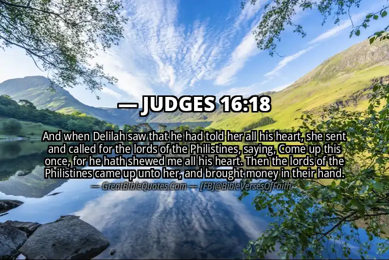 JUDGES 16:18 Verse