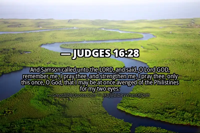 JUDGES 16:28 Verse