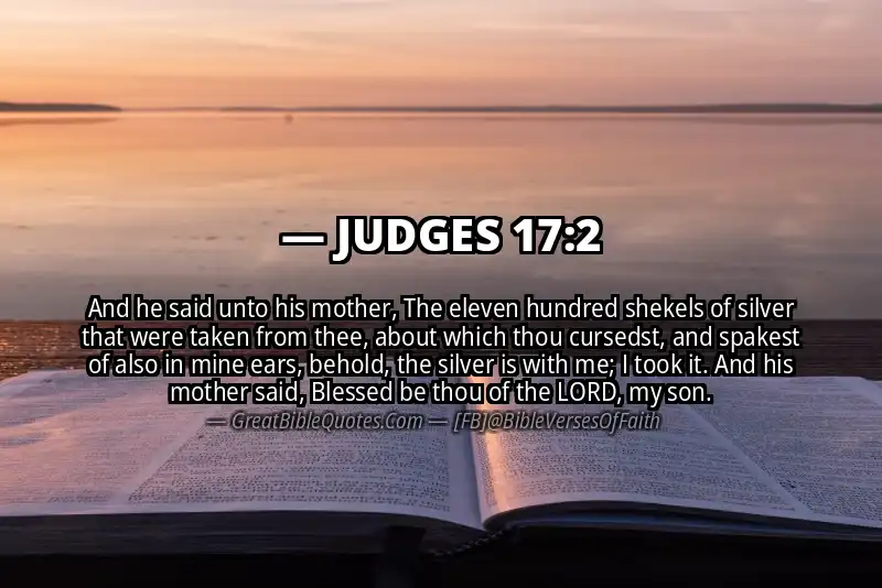 JUDGES 17:2 Verse Image