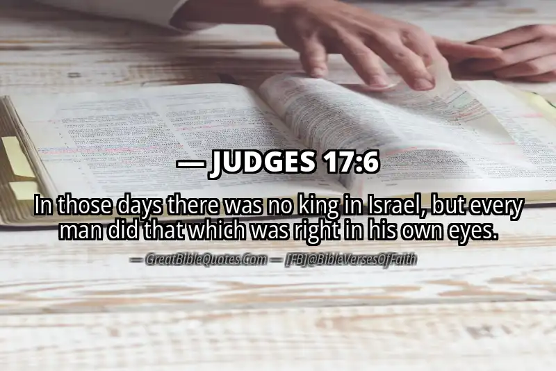 JUDGES 17:6 Verse