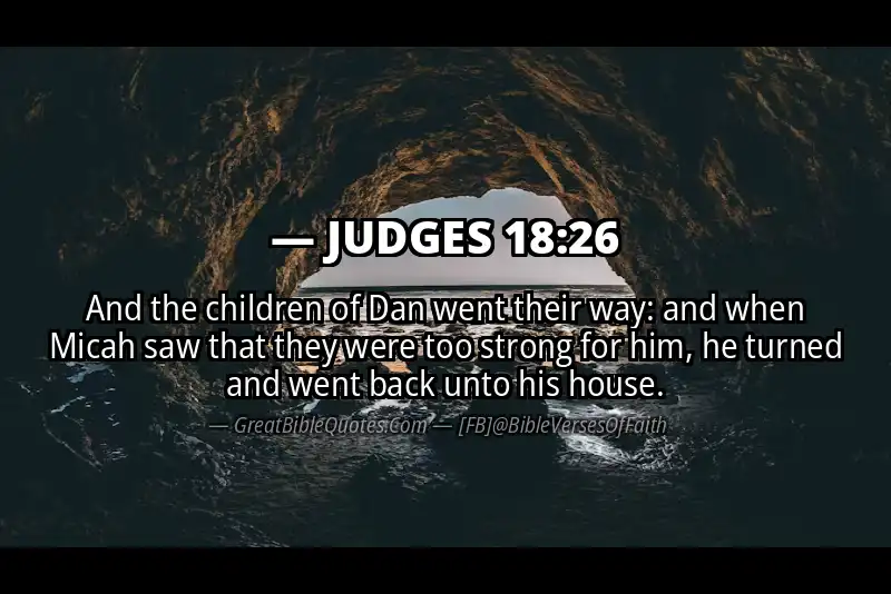 JUDGES 18:26 Verse Image