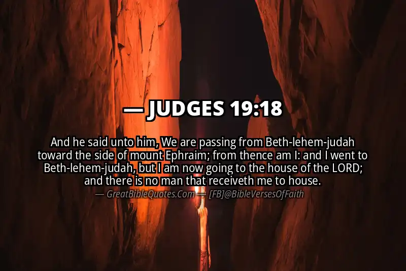 JUDGES 19:18 Verse
