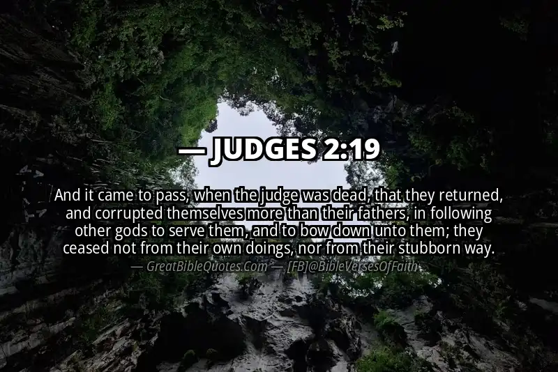 JUDGES 2:19 Verse