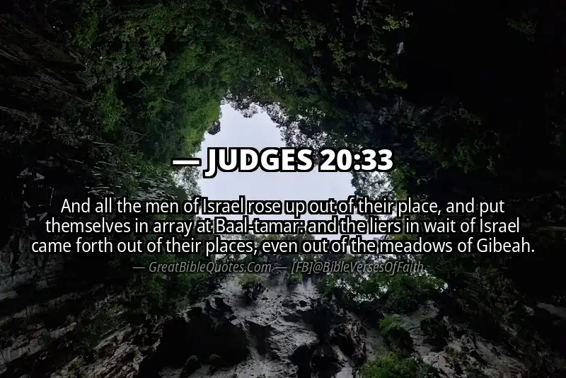 JUDGES 20:33 Verse