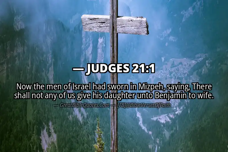 JUDGES 21:1 Verse