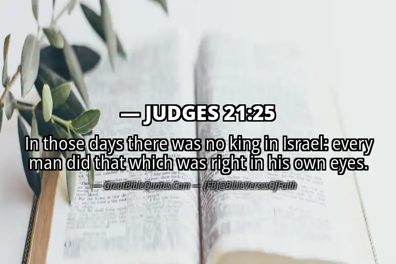 JUDGES 21:25 Verse Image