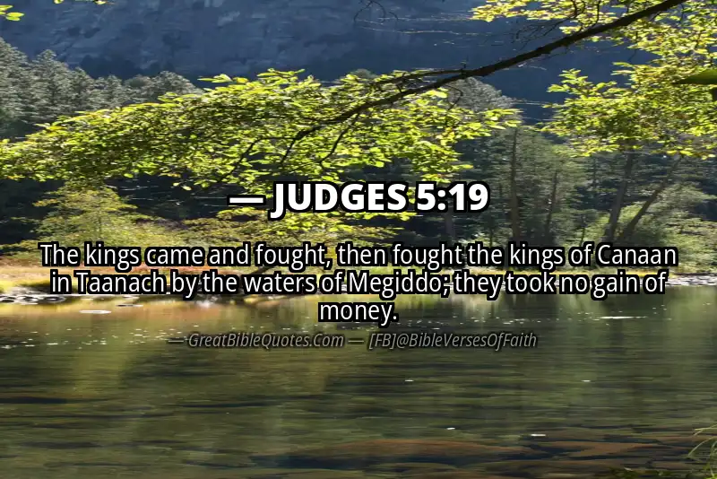 JUDGES 5:19 Verse