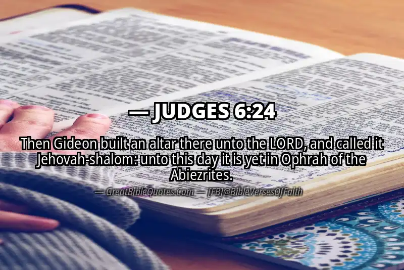 JUDGES 6:24 Verse Image