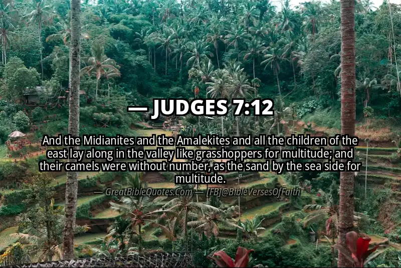 JUDGES 7:12 Verse