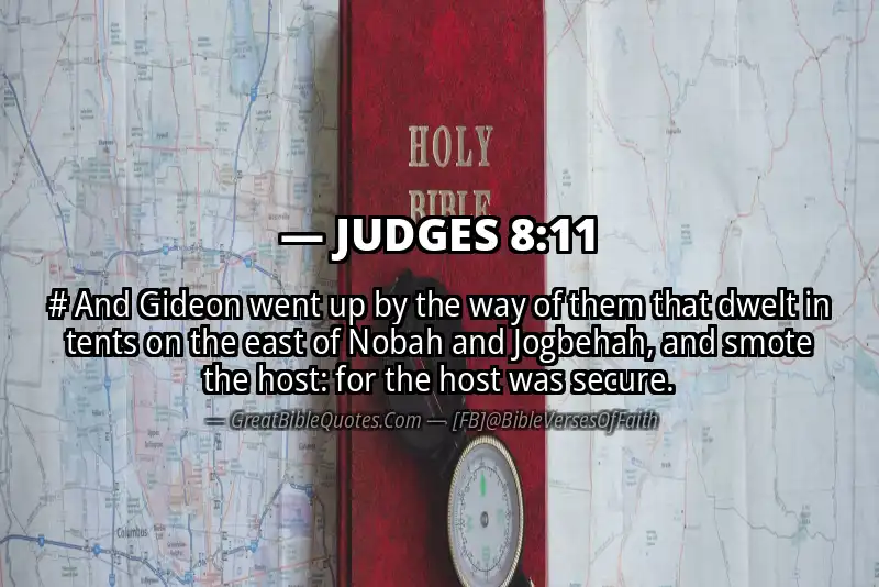 JUDGES 8:11 Verse