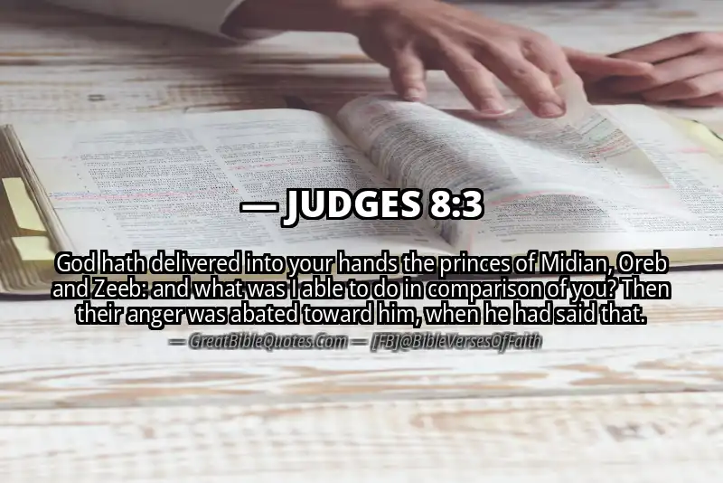 JUDGES 8:3 Verse