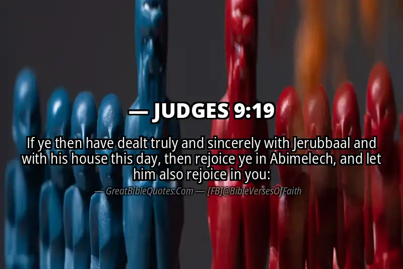JUDGES 9:19 Verse