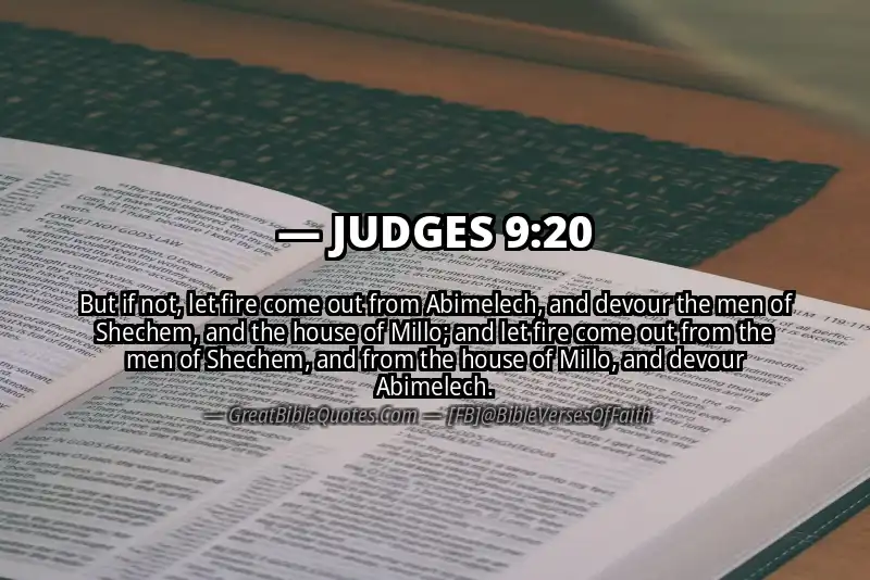 JUDGES 9:20 Verse
