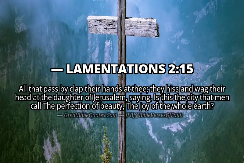 LAMENTATIONS 2:15 Verse