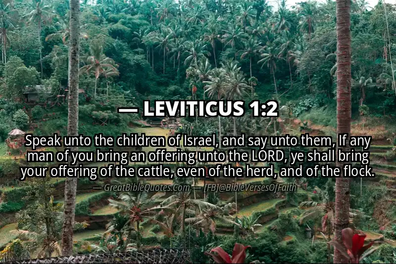 LEVITICUS 1:2 Verse