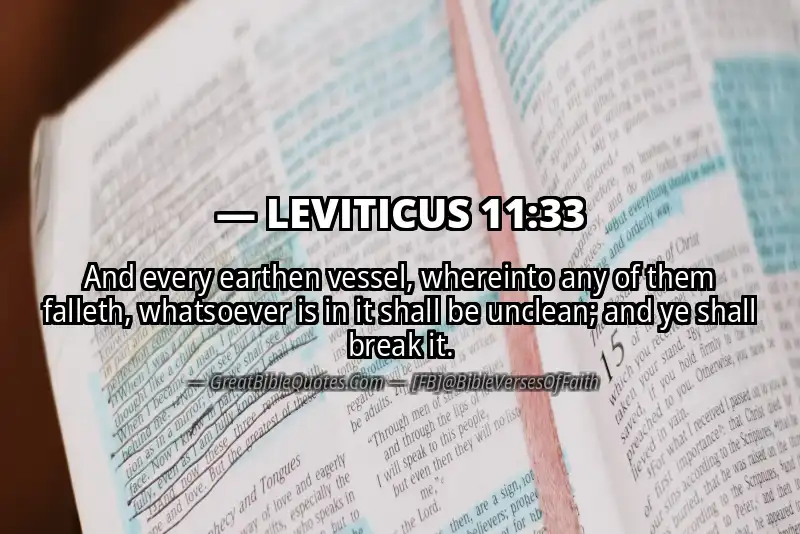 LEVITICUS 11:33 Verse Image