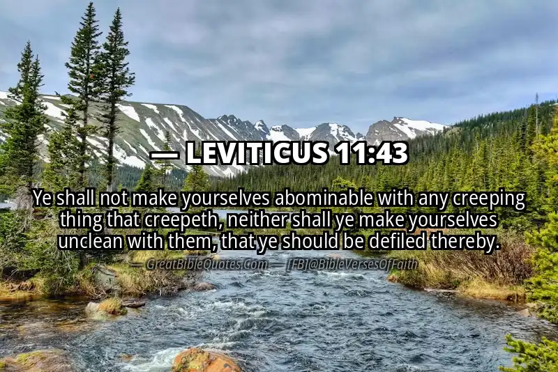 LEVITICUS 11:43 Verse