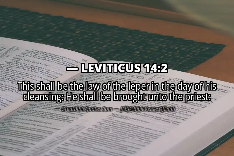 LEVITICUS 14:2 Verse