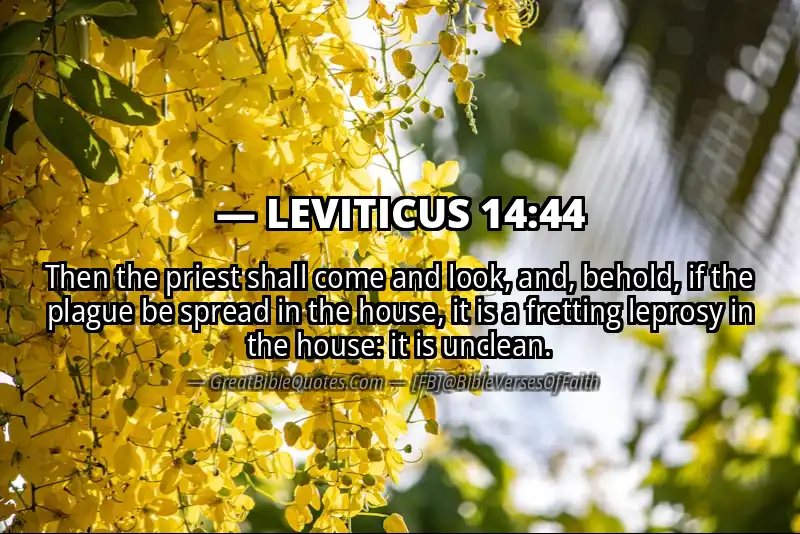 LEVITICUS 14:44 Verse Image