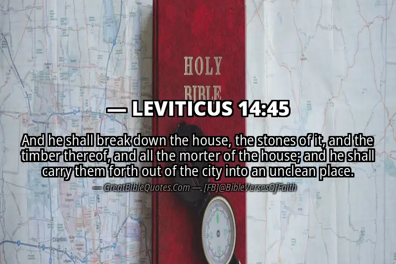 LEVITICUS 14:45 Verse Image